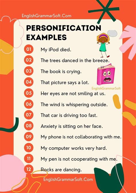 words for personification.